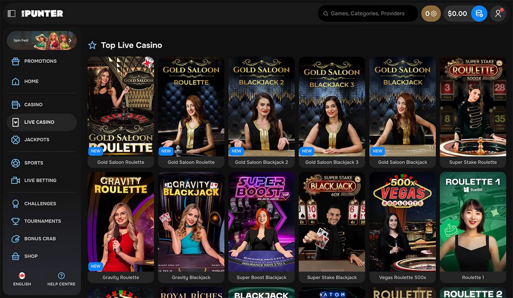 Site do Cassino MrPunter